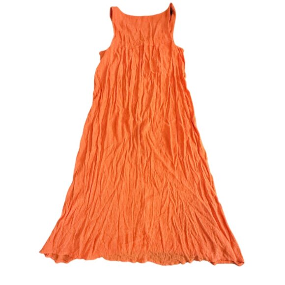 BUNDLE: GW HATCH Blue Midi Dress + EVERLANE Orange Midi Dress, Size M (BB1803B) - Picture 5 of 5
